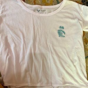 White Roxy Tee